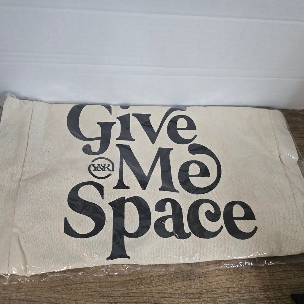Young & Reckless Cream colored Give me space tote bag NWT